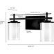 Huderson 2 Light 16 inch Brushed Nickel Vanity Light Wall Light